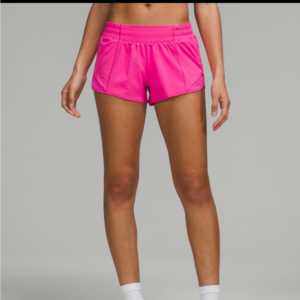 Sonic Pink Hotty Hot Low Rise Lined Short